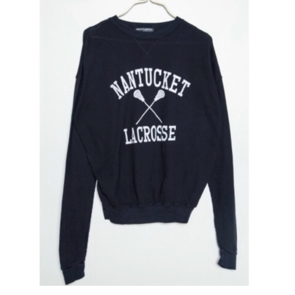 Brandy Melville Navy Lacrosse Sweatshirt